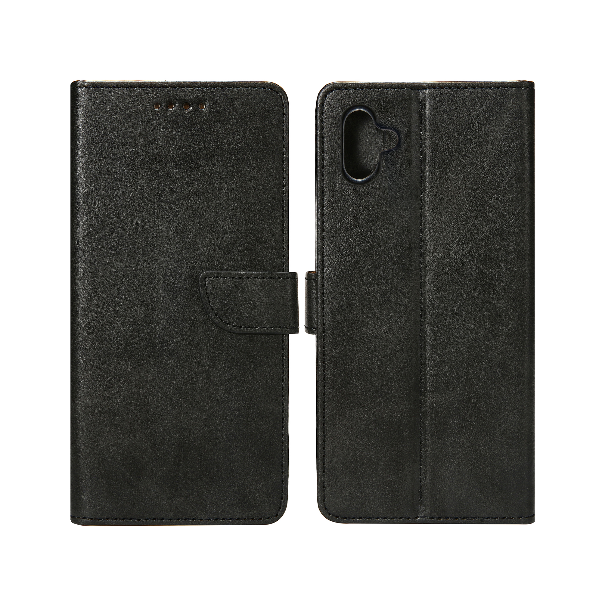 Rixus Bookcase For Samsung Galaxy A06 Black