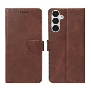 Rixus Bookcase For Samsung Galaxy A16 4G, 5G Brown