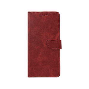 Rixus Bookcase For Samsung Galaxy A06 Dark Red