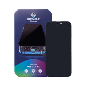 PIXDURA For Apple iPhone 15 Plus Display And Digitizer Soft-OLED Premium (IC Removable) (60Hz)