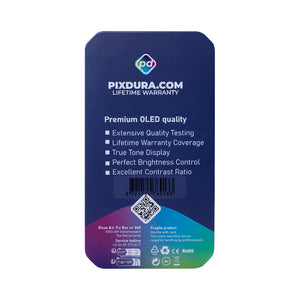 PIXDURA For Apple iPhone 14 Display And Digitizer Soft-OLED Premium (IC Removable) (90Hz)