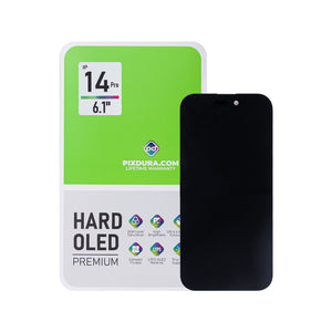 PIXDURA For Apple iPhone 14 Pro Display And Digitizer Hard-OLED Premium (IC Removable)