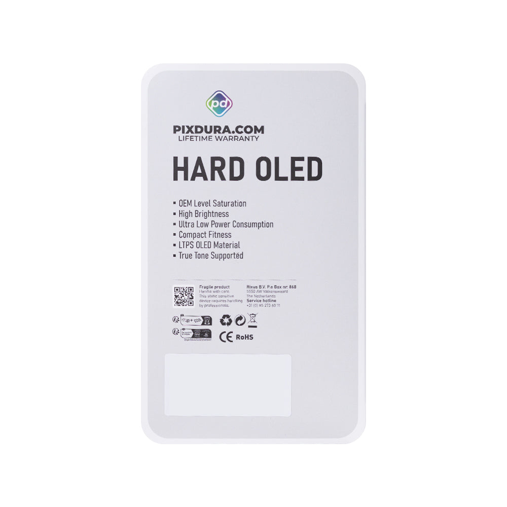 PIXDURA For Apple iPhone 13 Display And Digitizer Hard-OLED Premium (IC Removable) (90Hz)