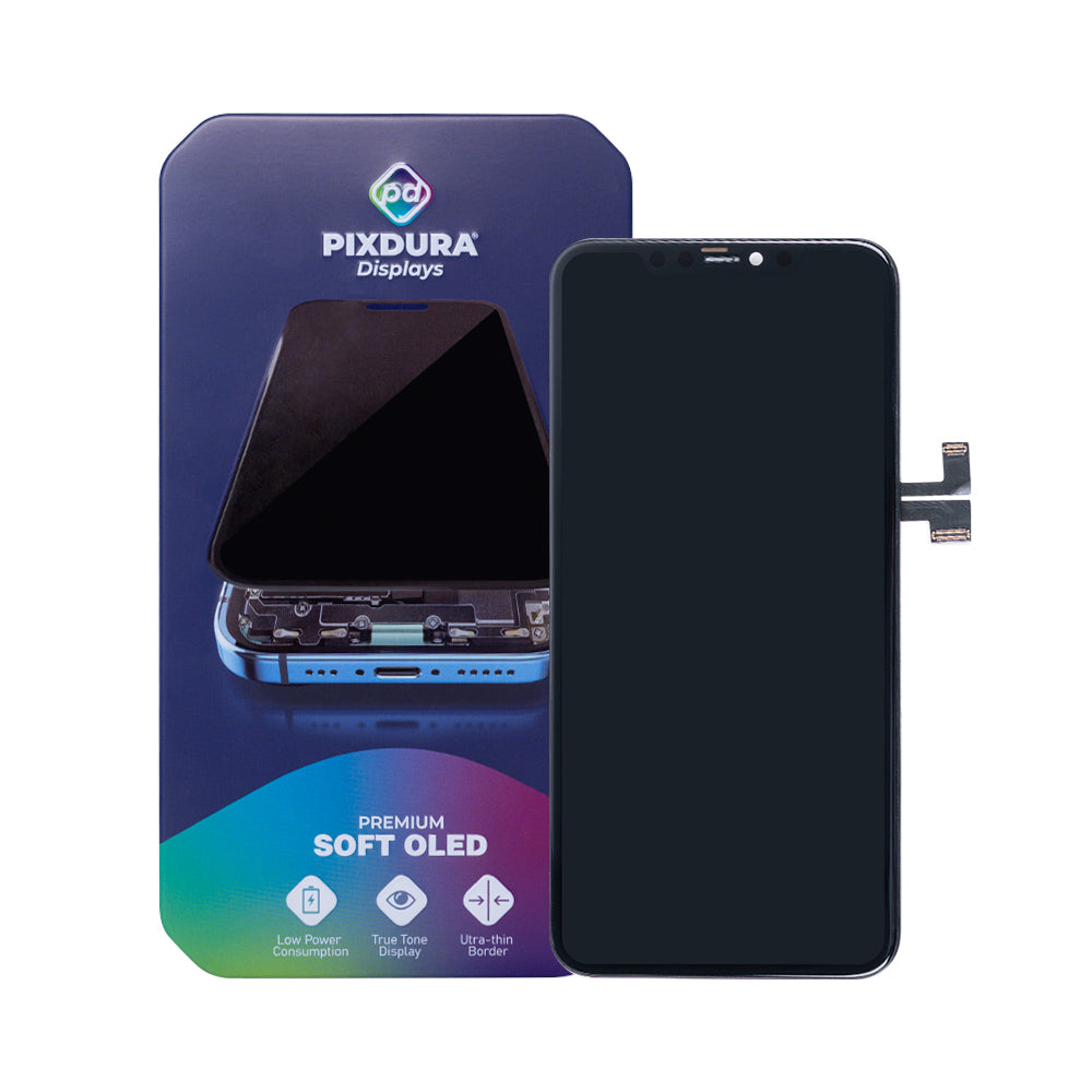 PIXDURA For Apple iPhone 11 Pro Max Display And Digitizer Soft-OLED Premium (IC Removable) (60Hz)