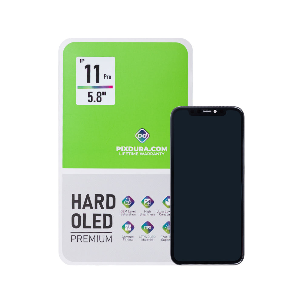 PIXDURA For Apple iPhone 11 Pro Display And Digitizer Hard-OLED Premium (IC Removable) (90Hz)