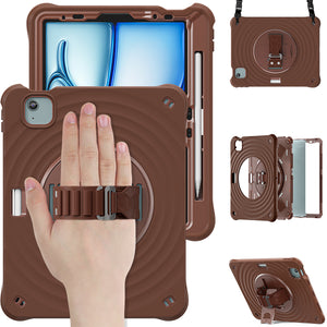 Rixus RXTC08 Anti Shock Case For Apple iPad 7, 8, 9 10.2 inch (2019, 2020, 2021) Chocolate