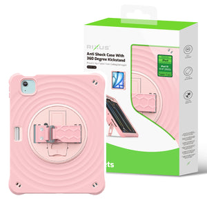 Rixus RXTC08 Anti Shock Case For Apple iPad 10 10.9 inch (2022) Cherry Blossoms Pink