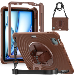 Rixus RXTC08 Anti Shock Case For Apple iPad Pro 13 inch (2024) Chocolate