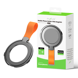 Rixus RXPH20BO Mobile Phone Holder With MagSafe Compatible Black And Orange