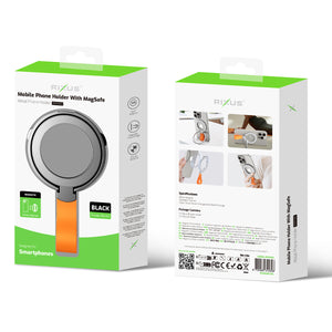 Rixus RXPH20BO Mobile Phone Holder With MagSafe Black And Orange