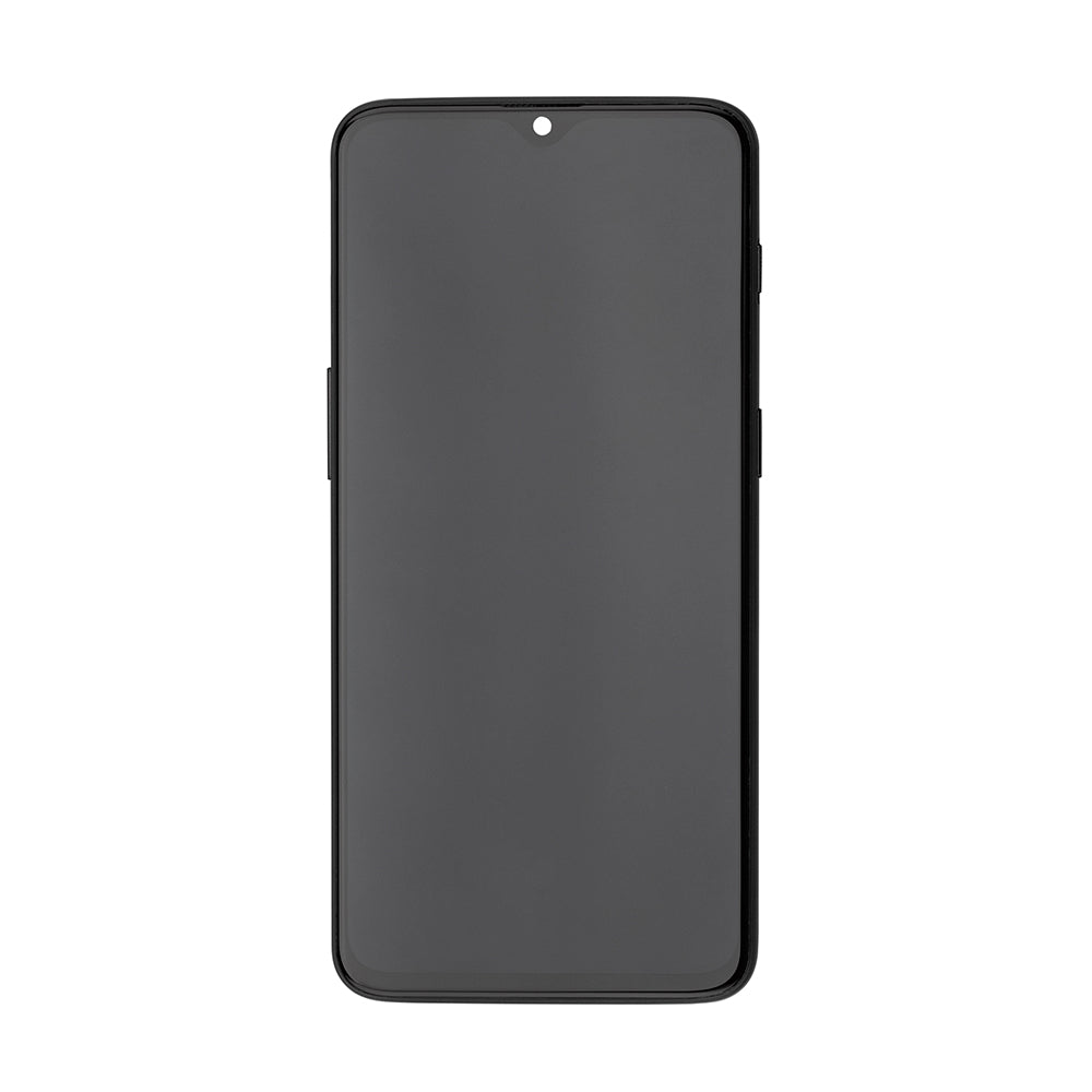 OnePlus 6T (A6010, A6013) Display And Digitizer With Frame Midnight Black OEM