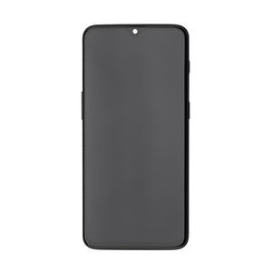 OnePlus 6T (A6010, A6013) Display And Digitizer With Frame Midnight Black OEM