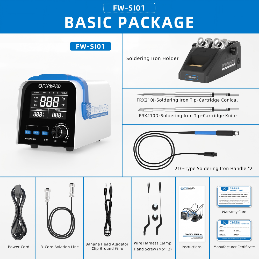 FORWARD FW-SI01 Double Soldering Station