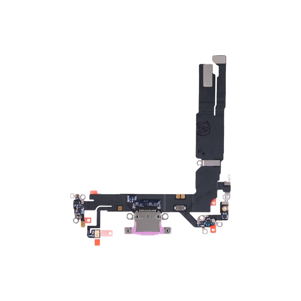 For Apple iPhone 16 System Charging Flex Pink Pulled
