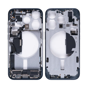 For Apple iPhone 15 Pro Middle Frame Blue Titanium OEM