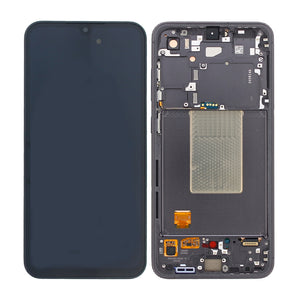 Samsung Galaxy S24 FE S721B Display And Digitizer With Frame Black Service Pack