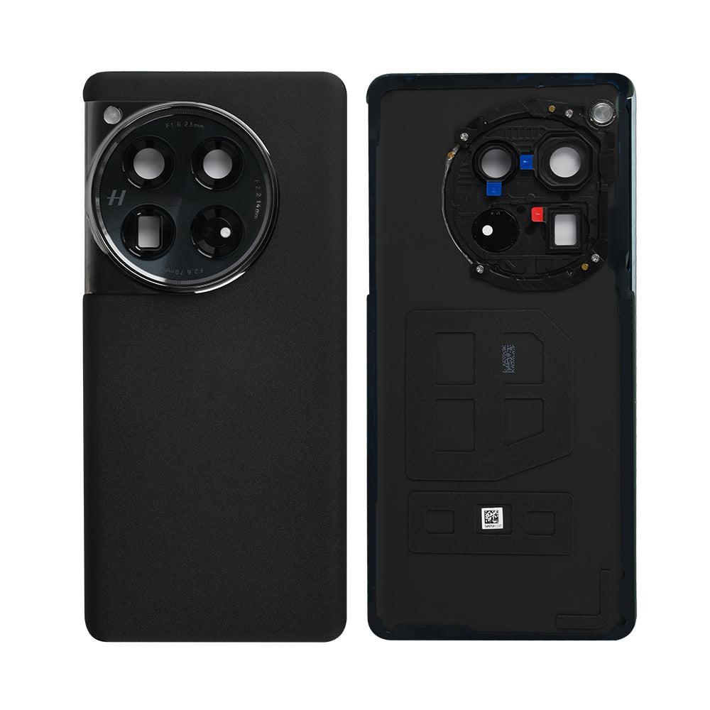 OnePlus 12 (CPH2573, CPH2581) Back Cover Silky Black With Lens OEM