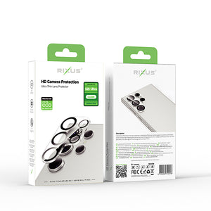 Rixus Clear HD Camera Tempered Glass For Samsung Galaxy S25 Ultra