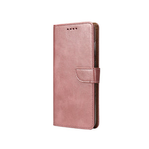 Rixus Bookcase For Samsung Galaxy S25 Ultra Pink