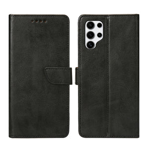 Rixus Bookcase For Samsung Galaxy S25 Ultra Black