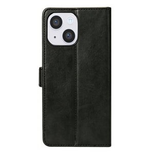 Rixus Bookcase For Apple iPhone 14 Plus Black