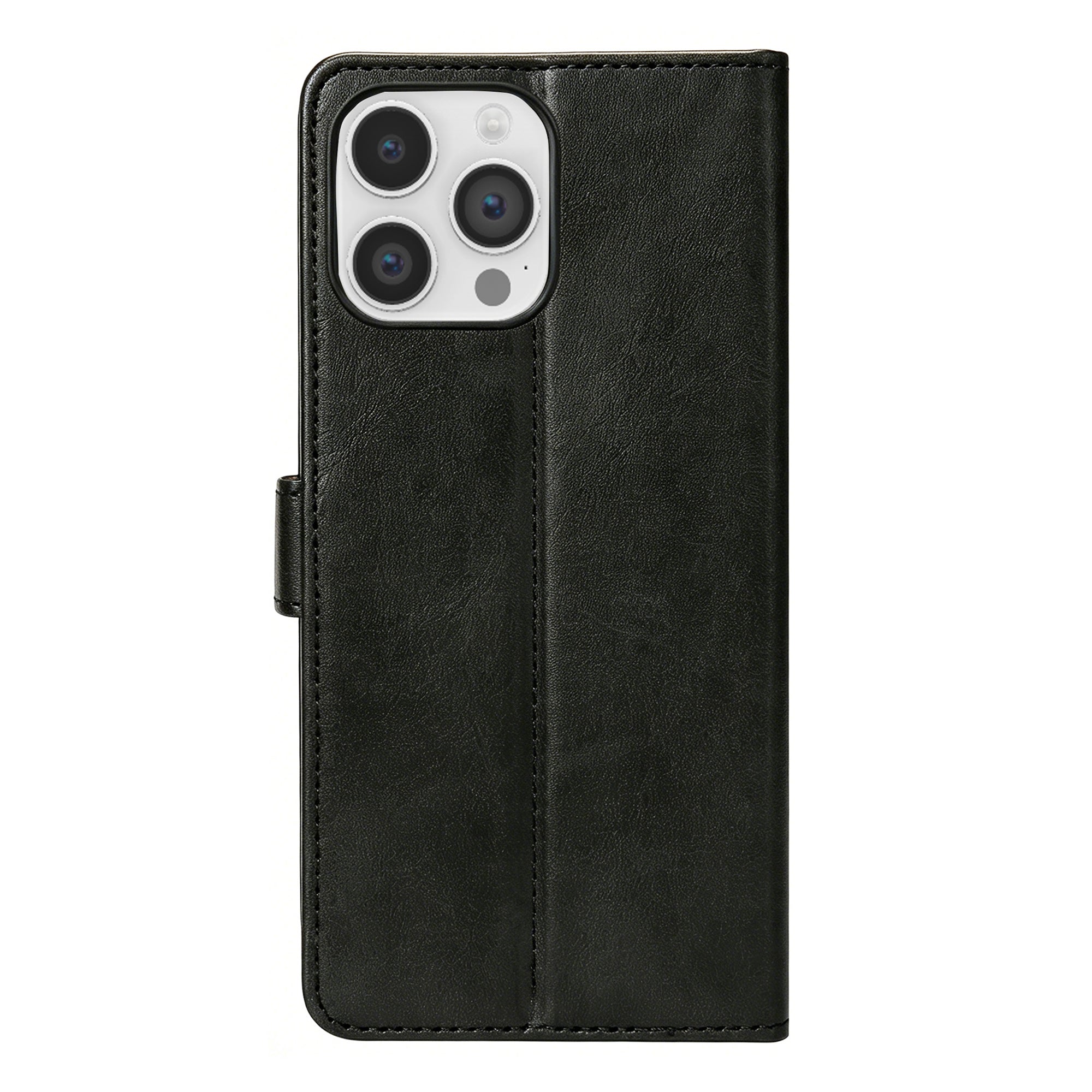 Rixus Bookcase For Apple iPhone 14 Pro Black