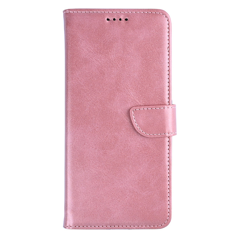Rixus Bookcase For Apple iPhone 14 Pro Max Pink