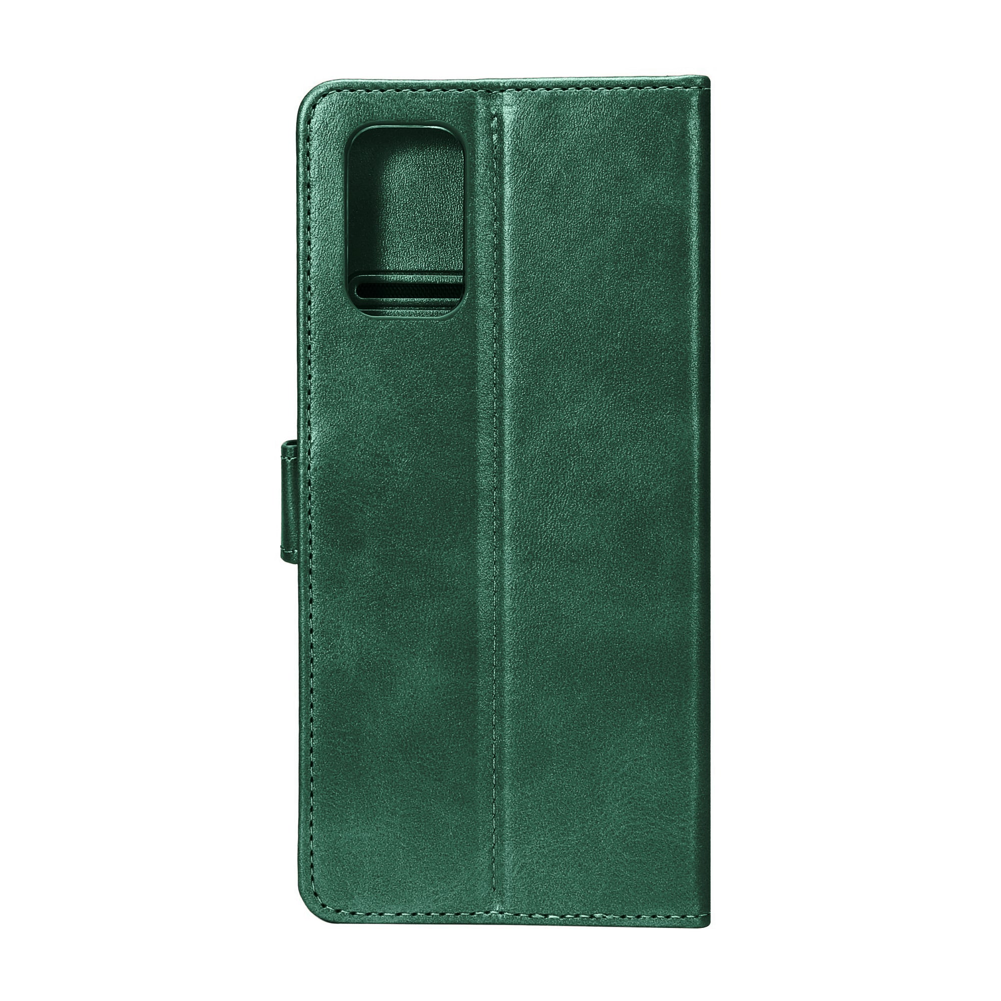Rixus Bookcase For Samsung Galaxy A03s Dark Green