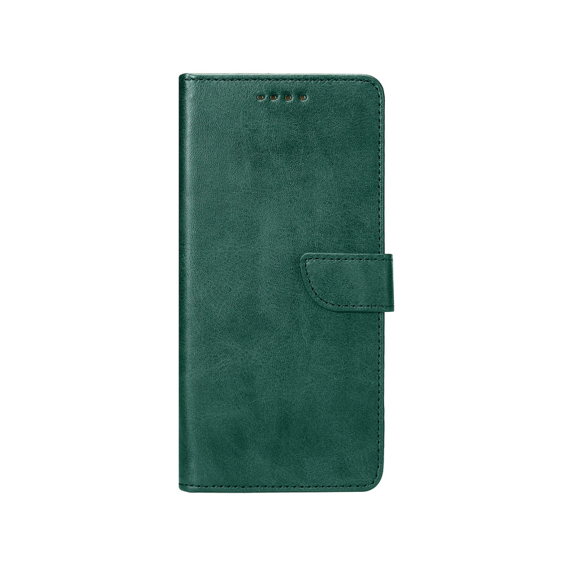 Rixus Bookcase For Samsung Galaxy A13 5G Dark Green