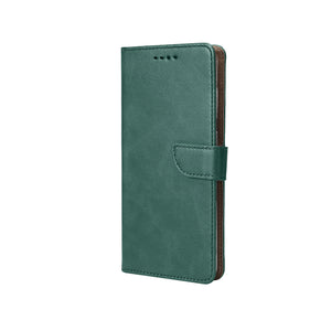 Rixus Bookcase For Samsung Galaxy A33 5G Dark Green