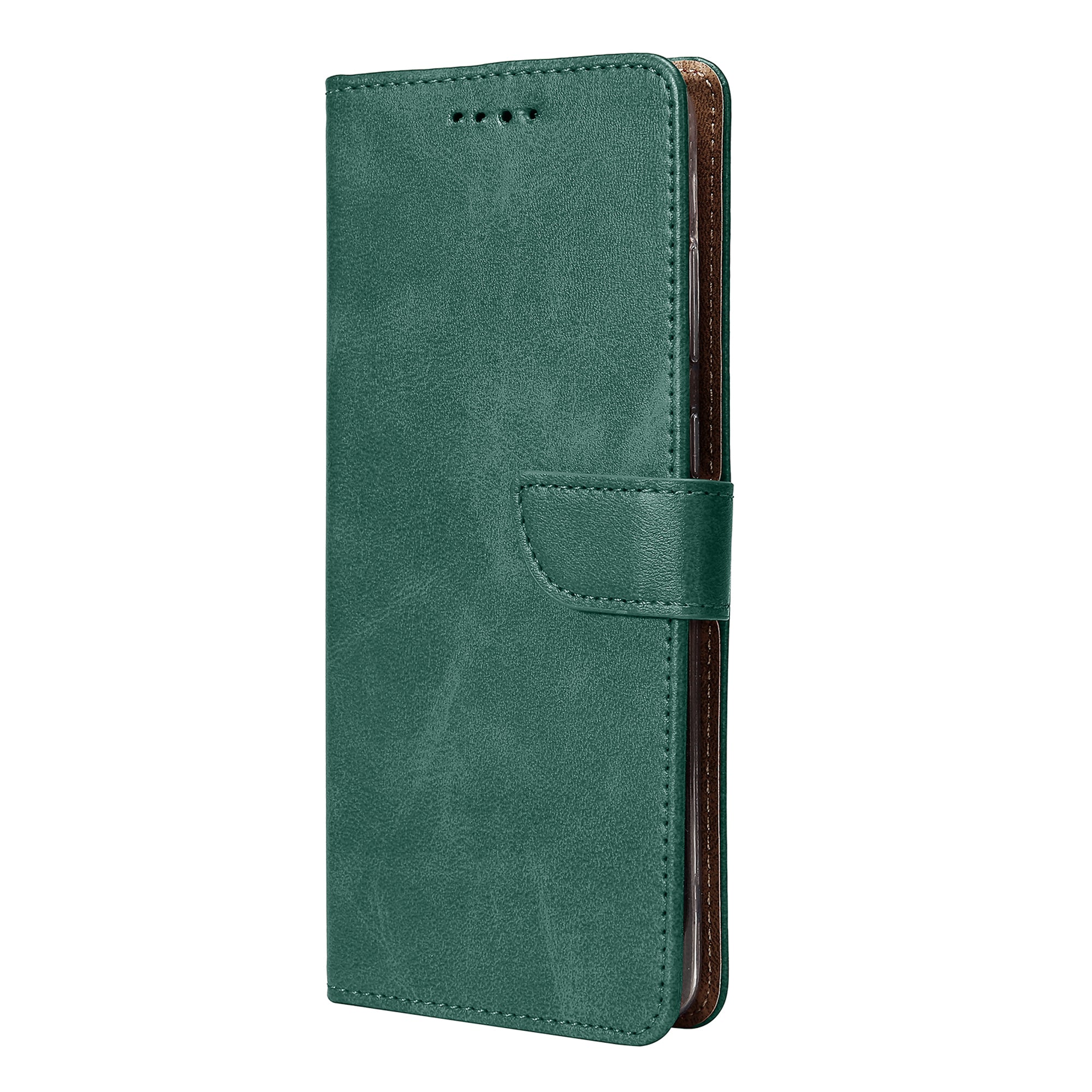 Rixus Bookcase For Samsung Galaxy A54 Dark Green