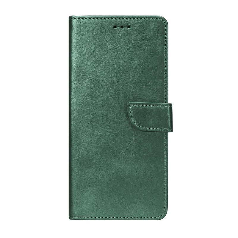 Rixus Bookcase For Samsung Galaxy A73 5G Dark Green