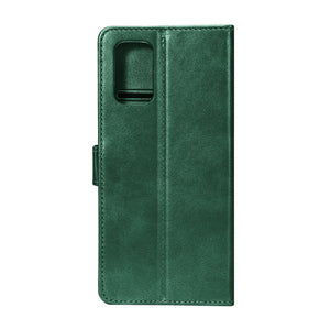 Rixus Bookcase For Samsung Galaxy A73 5G Dark Green