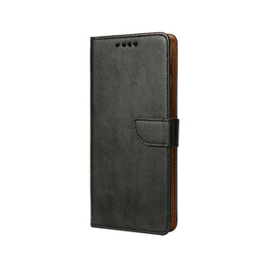 Rixus Bookcase For Samsung Galaxy S10 Plus Black