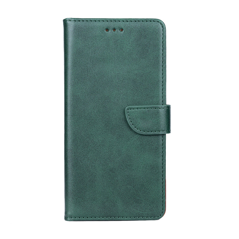 Rixus Bookcase For Samsung Galaxy S22 5G Dark Green