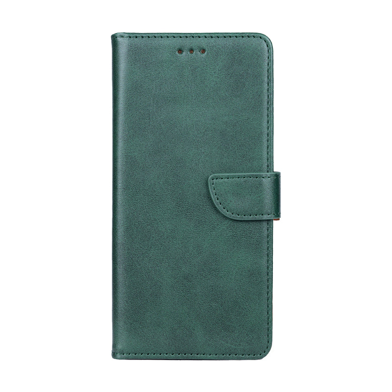 Rixus Bookcase For Samsung Galaxy S22 Plus 5G Dark Green