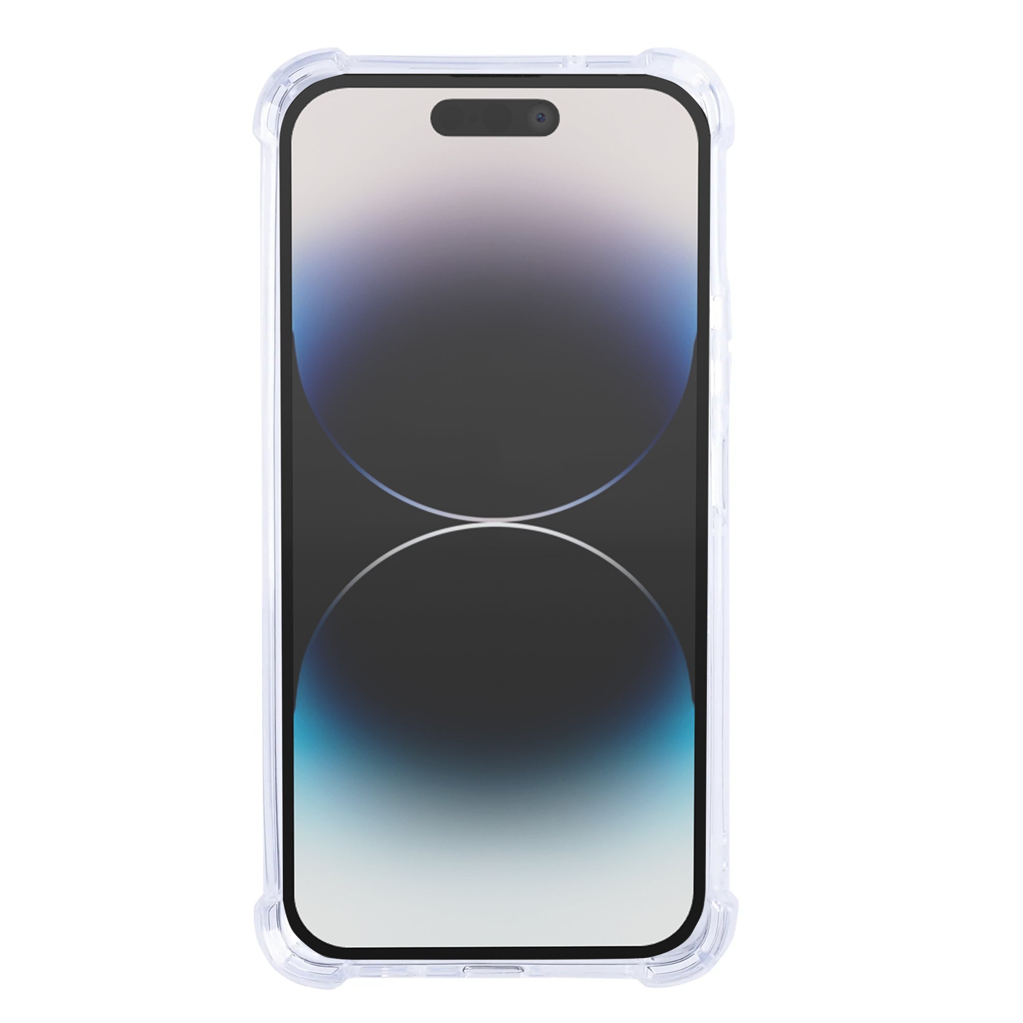 Rixus Anti-Burst Case For Apple iPhone 14 Pro Transparent