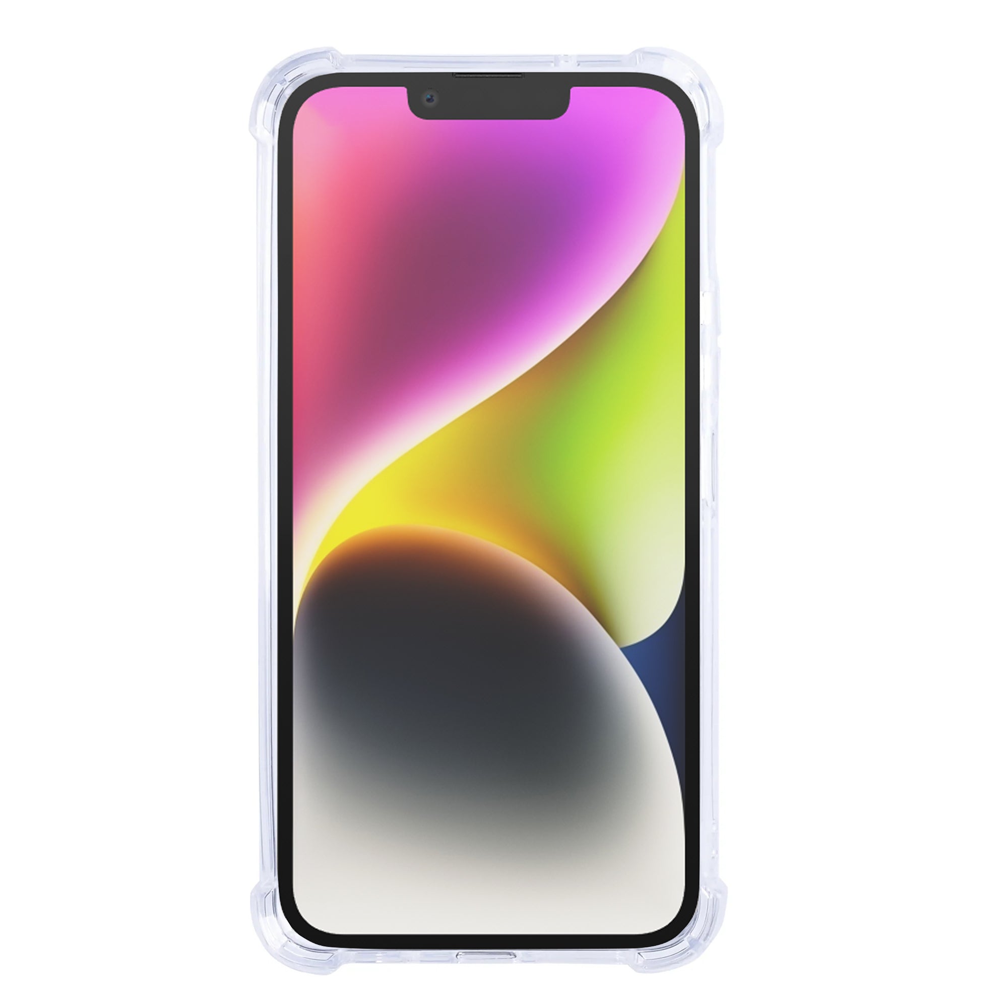 Rixus Anti-Burst Case For Apple iPhone 14 Transparent