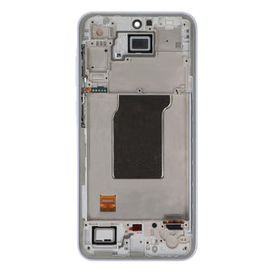 Samsung Galaxy A35 A356B Display And Digitizer With Frame Iceblue Pre-Assembled