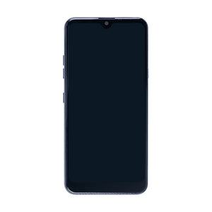 LG Q60 Display And Digitizer With Frame Aurora Black OEM