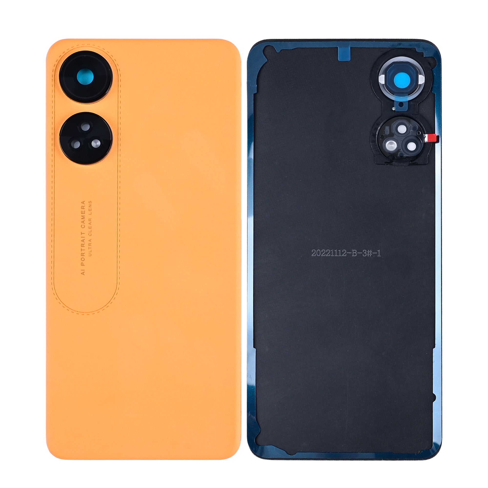 Oppo Reno8 T 4G Back Cover With Lens Orange Sunset OEM