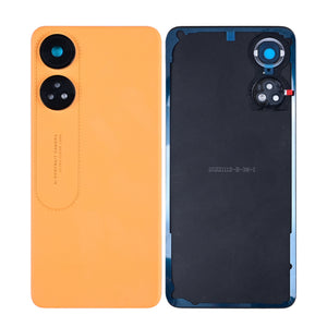 Oppo Reno8 T 4G Back Cover With Lens Orange Sunset OEM