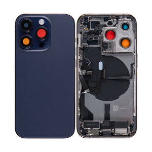 For Apple iPhone 14 Pro Housing With Small Parts Deep Purple OEM