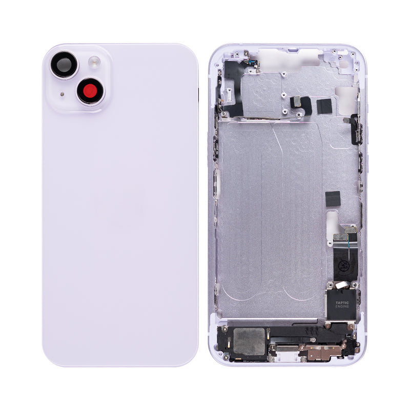 For iPhone 14 Plus Complete Housing Incl. All Small Parts Without Battery And Back Camera Purple