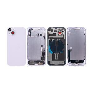 For iPhone 14 Plus Complete Housing Incl. All Small Parts Without Battery And Back Camera Purple
