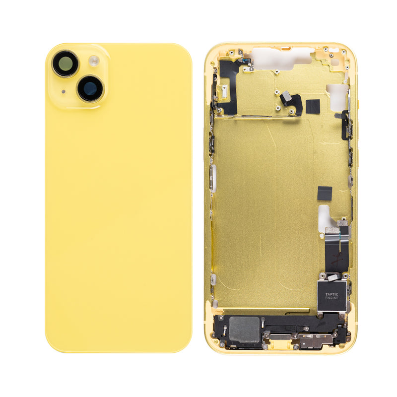 For iPhone 14 Plus Complete Housing Incl. All Small Parts Without Battery And Back Camera Yellow