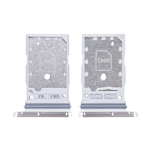 Samsung Galaxy S24 S921B, S24 Plus S926B Sim Card Holder Marble Grey OEM