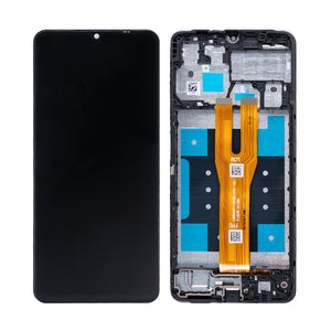 Samsung Galaxy A06 A065F Display And Digitizer With Frame Black Soft-OLED