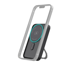 Rixus RXPB71B MagSafe Powerbank 10.000mAh With Foldable Stand Black
