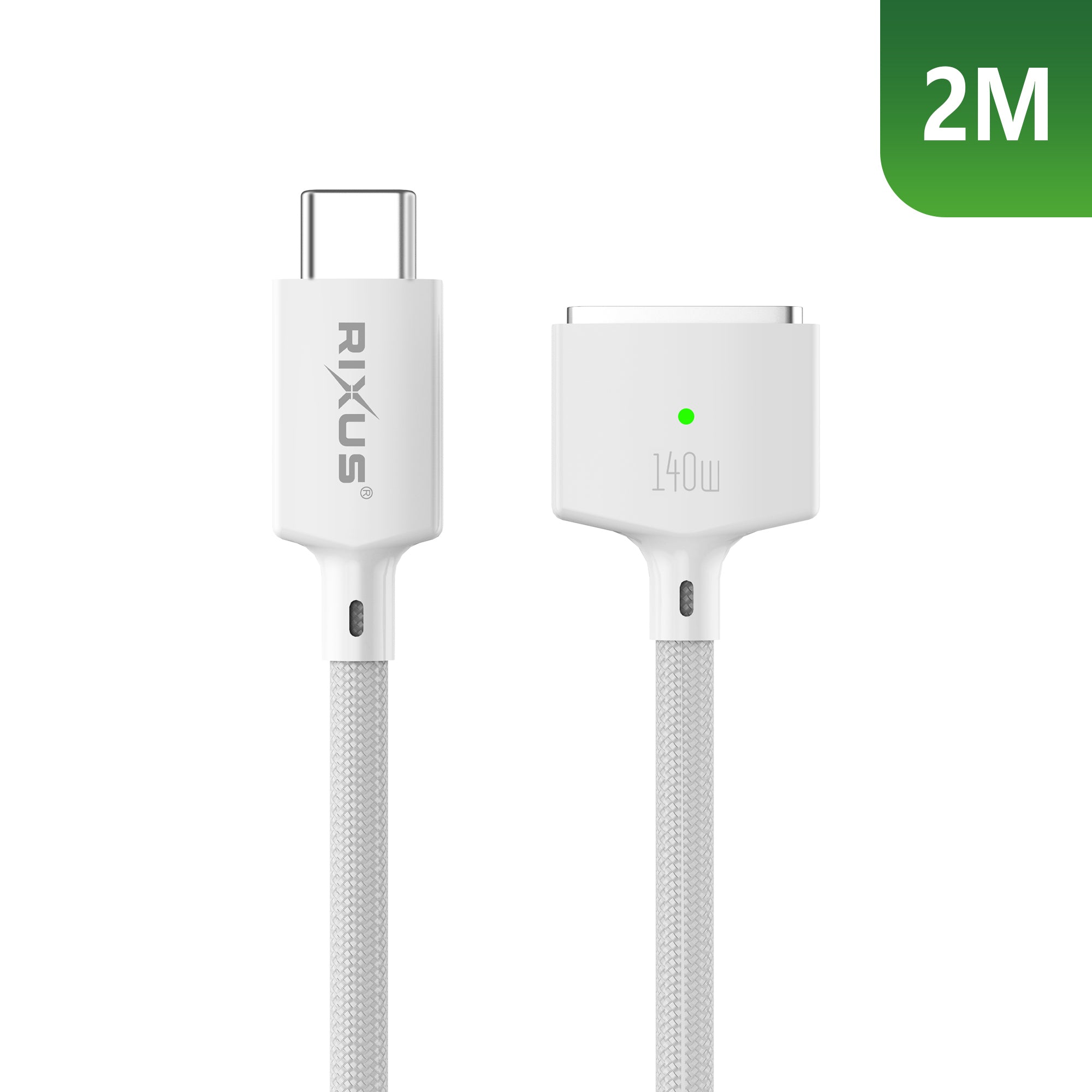 Rixus RXUC140 USB-C To MagSafe 3 Cable 140W White